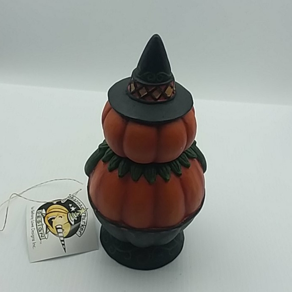 Johanna Parker Halloween Pumpkin Pete Spooks Jar - Bethany Lowe Designs - Picture 4 of 8